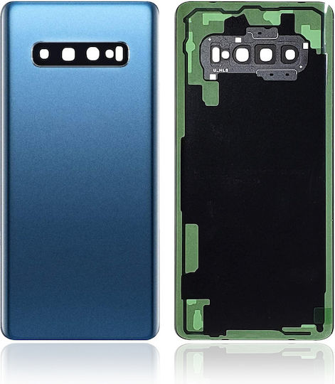 Back Cover Glass Camera Lens Samsung Galaxy S10 Plus Service Pack Prism Blue