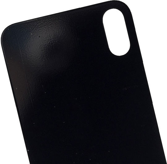 Back Cover Glass Iphone X No Logo Silver