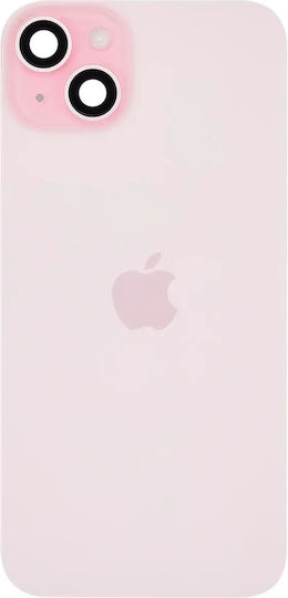 Back Glass W Magsafe Magnet & Nfc & Flashlight Flex Iphone 15 Plus Service Pack Pink