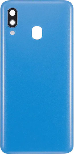 Sticlă Capac Spate Lentilă Cameră Compatibil Samsung Galaxy A40 A405 2019 Aftermarket Plus Albastru