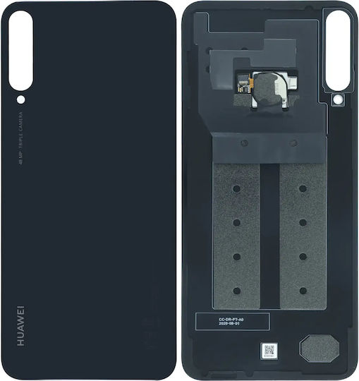 Задно Стъкло Капак Huawei P40 Lite E Сервизен Комплект Полунощно Черен