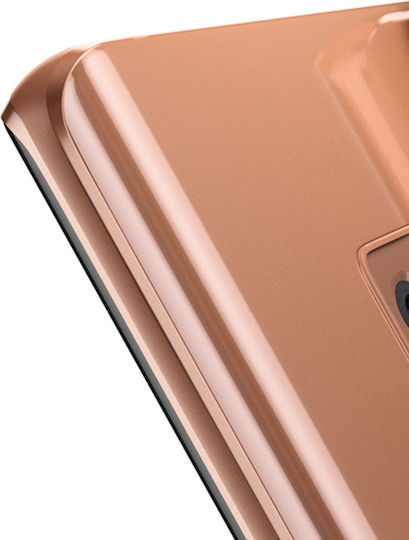 Back Cover Glass Camera Lens Samsung Galaxy Note 9 No Logo Aftermarket Plus Metallic Copper