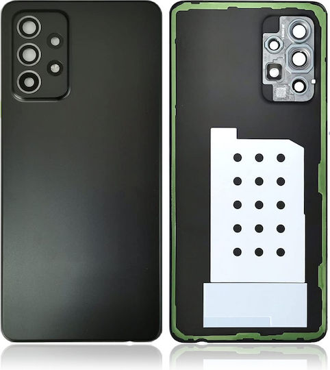 Back Cover Glass Samsung Galaxy A52 5g A526 2021 Aftermarket Plus Awesome Black