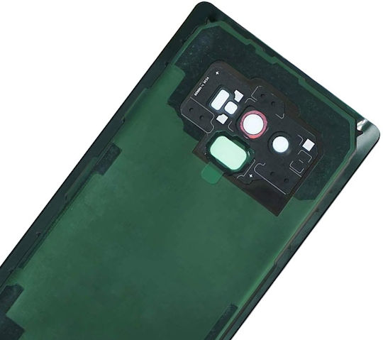 Задно Стъкло Капак Обектив За Камера Samsung Galaxy Note 9 Без Лого Следпазарен Плюс Облак Сребрист