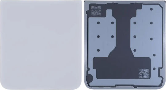 Rückseiten-Glas Für Samsung Galaxy Z Flip 6 5G Service Pack Weiß