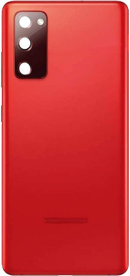 Sticlă Capac Spate Lentilă Cameră Samsung Galaxy S20 FE Pachet Service Roșu Cloud