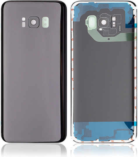 Back Cover Glass Camera Lens Samsung Galaxy S8 Plus Service Pack Midnight Black