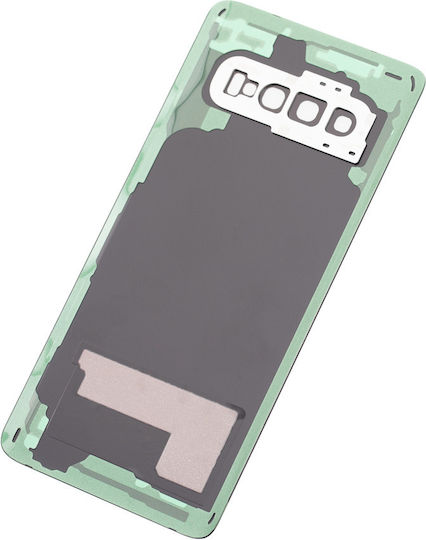 Back Cover Glass Kameraobjektiv Samsung Galaxy S10 Service Pack Prisma Weiß