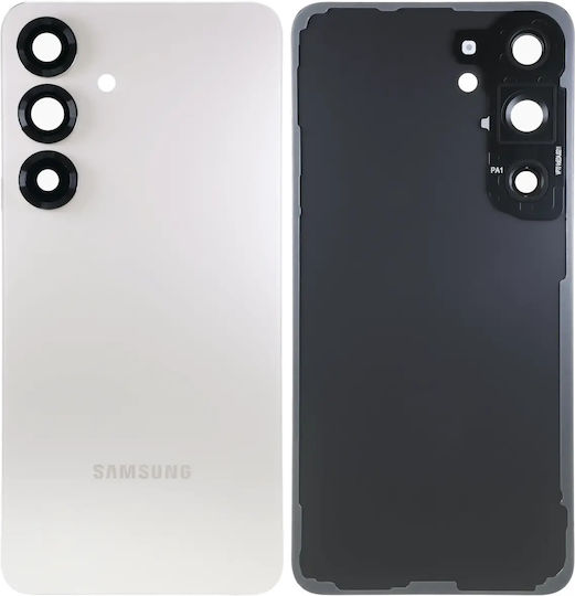 Geam Spate Carcasă Lentilă Cameră Samsung Galaxy S25 5g Pachet Service Roz Auriu