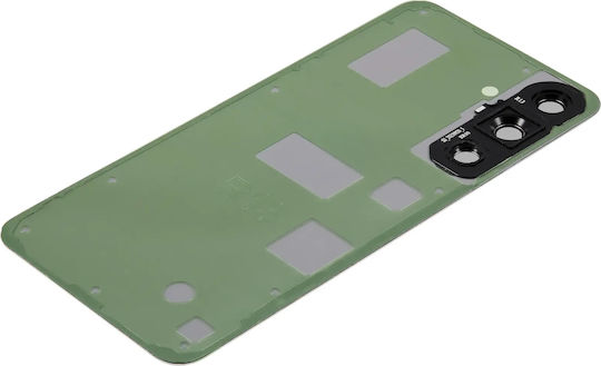 Back Cover Glass Camera Lens Samsung Galaxy S25 Fe No Logo Aftermarket Plus White