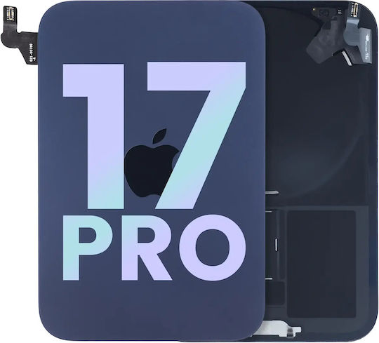 Back Glass W Magsafe Magnet & Nfc & Flashlight Flex Iphone 17 Pro Genuine Oem Deep Blue
