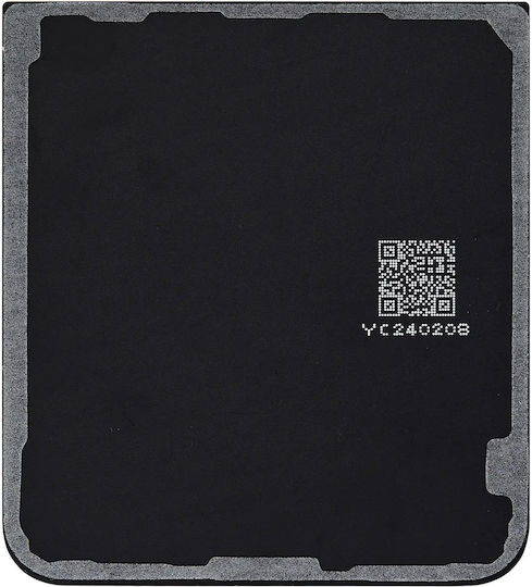 Bottom Back Cover Glass Samsung Galaxy Z Flip 7 Fe 5g No Logo Aftermarket Plus Black