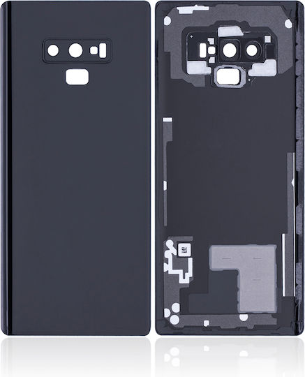 Sticlă Spate Lentilă Cameră Samsung Galaxy Note 9 Fără Logo Aftermarket Plus Negru Închis