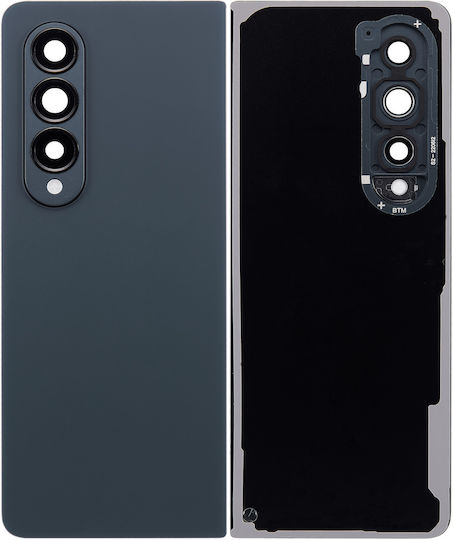 Back Cover Glas Kameraobjektiv Samsung Galaxy Z Fold 4 Service Pack Grau-Grün