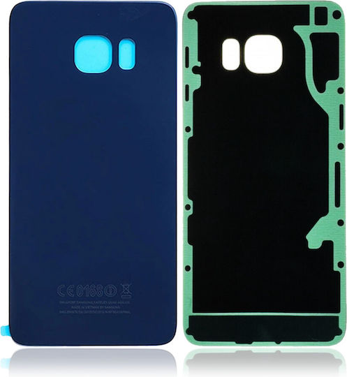 Задно Стъкло Капак Samsung Galaxy S6 Edge Сервизен Пакет Черен Сапфир