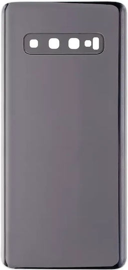 Rückseitiges Glas Kameraobjektiv Samsung Galaxy S10 Service Pack Prisma Schwarz