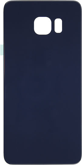 Back Cover Glass Samsung Galaxy S6 Edge Plus No Logo Aftermarket Plus Black Sapphire