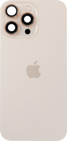 Rückglas W Magsafe Magnet & Nfc & Taschenlampe Flex iPhone 16 Pro Max Service Pack Desert Titanium