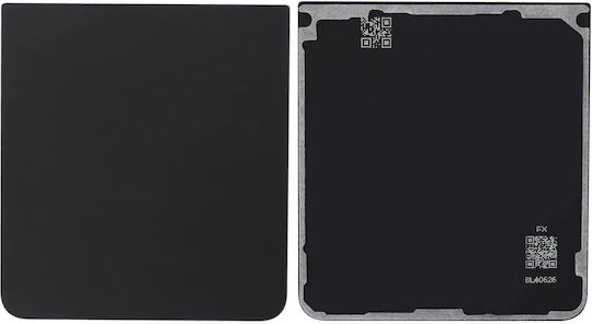 Bottom Back Cover Glass Samsung Galaxy Z Flip 7 5g No Logo Aftermarket Plus Jet Black