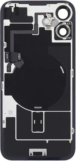 Задно Стъкло С Магнит W Magsafe И Nfc И Фенерче Гъвкав За iPhone 16 Plus Uk Eu Версия Оригинален Oem Тюркоазен