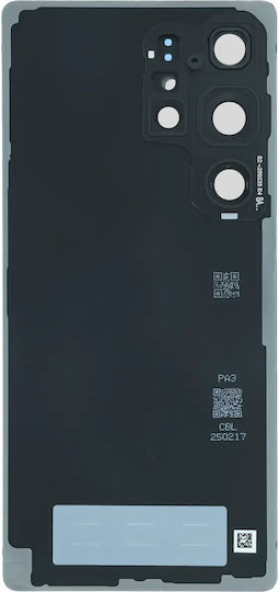 Rückseitiges Glas Kameraobjektiv Samsung Galaxy S25 Ultra 5G Service Pack Titan Schwarz
