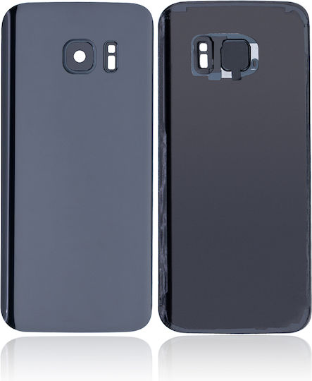 Rückseitiges Glas Kameralinse Samsung Galaxy S7 Service Pack Schwarz Onyx