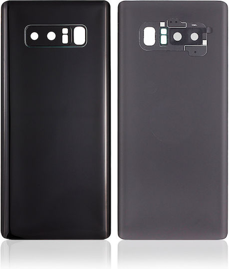 Заден Капак Стъкло Обектив За Камера Samsung Galaxy Note 8 Без Лого Следпазарен Плюс Полунощно Черен