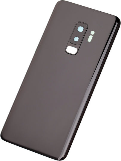 Задно Стъкло За Камера Капак Samsung Galaxy S9 Plus Без Лого Следпродажбен Плюс Полунощно Черен