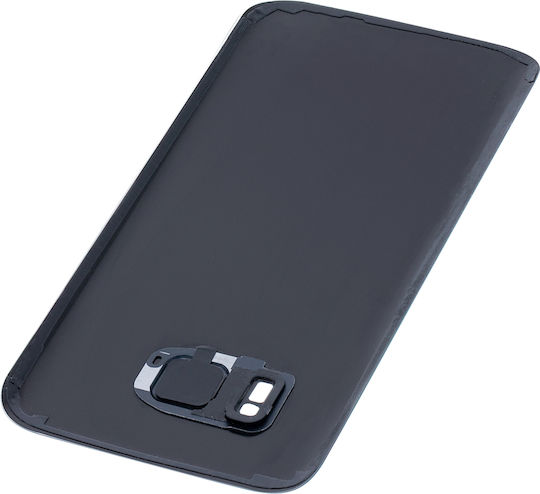 Rückseitiges Glas Kameralinse Samsung Galaxy S7 Service Pack Schwarz Onyx