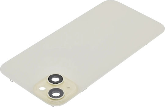 Back Glass W Magsafe Magnet Iphone 15 Plus No Logo Aftermarket Yellow