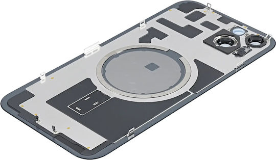 Задно Стъкло С Магнит MagSafe За iPhone 14 Plus Следпазарно Полунощно Без Лого