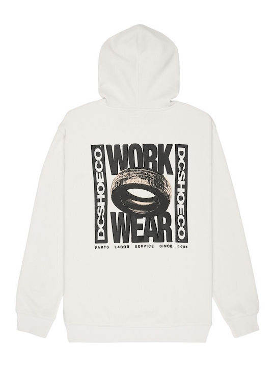 White Hooded Sweatshirt
