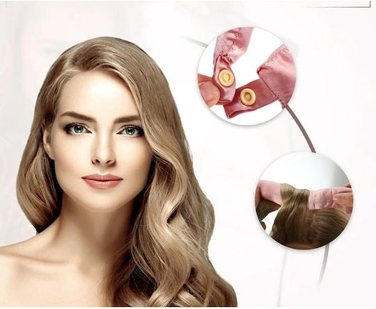 Hair Curling Accessory Flippy Heat-free Polyester Manual Twist Style 29 X 4 Cm Pink