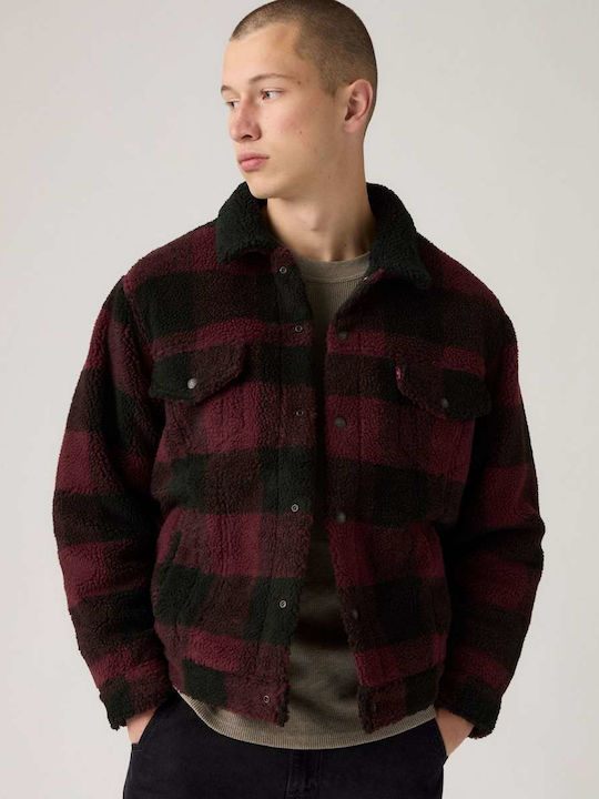 Sherpa Trucker Herren Jacken Plaid