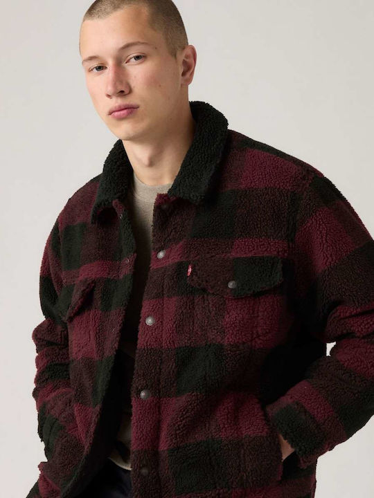 Sherpa Trucker Herren Jacken Plaid