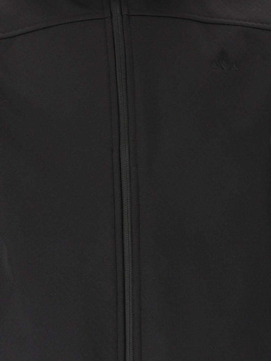 Χειμωνιάτικο Μπουφάν Softshell Αδιάβροχο και Αντιανεμικό Black