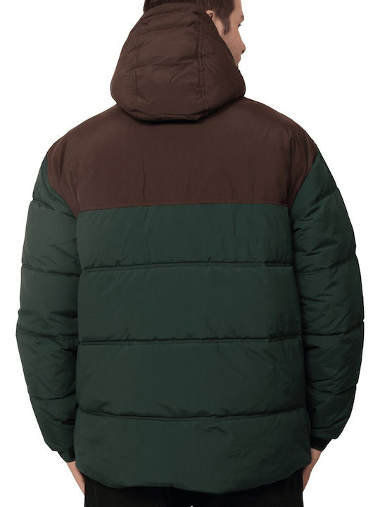 Мъжко яке Puffer Тъмнозелено