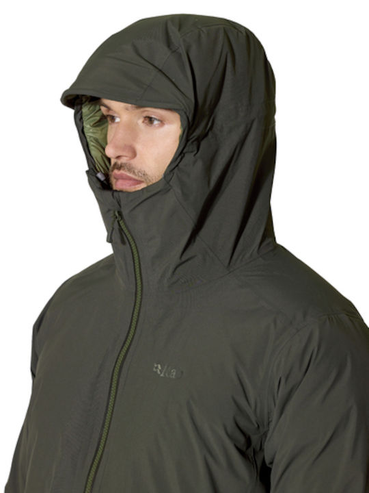 Puffer Herren Jacken Dunkle Armee