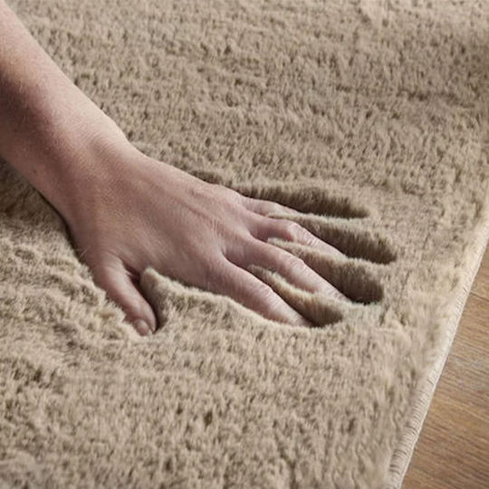 SpitiBazaar 160x230cm Αντιολισθητικό Γούνινο Καφέ SpitiBazaar 160x230cm Αντιολισθητικό Γούνινο Καφέ