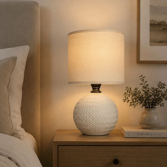 Fabric Table Lamp for E14 Socket
