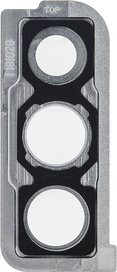 Back Camera Lens Bracket Bezel Samsung Galaxy A30s A307 2019 Silver