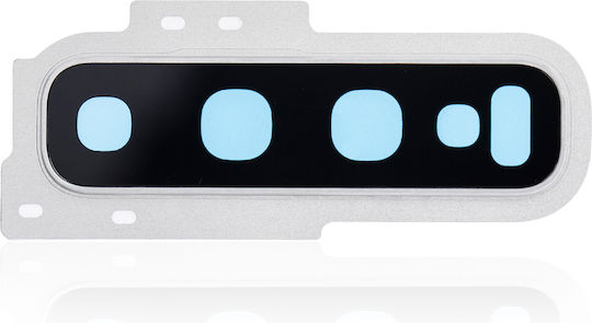 Back Camera Lens Cover Bezel Ring Samsung Galaxy S10 Alb Prism