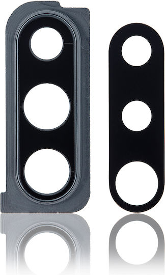 Back Camera Lens Bracket Bezel Samsung Galaxy A30s A307 2019 Черен