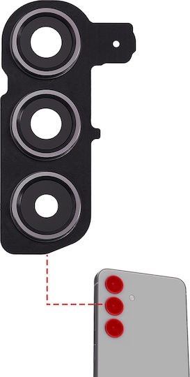Back Camera Lens Cover Bezel Ring Samsung Galaxy S24 5g Negru Onyx