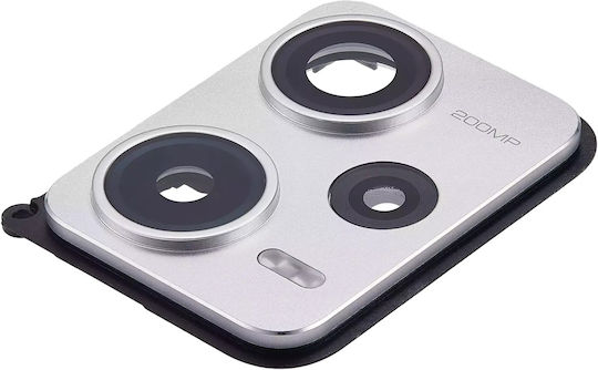 Back Camera Lens Bracket Bezel Xiaomi Redmi Note 12 Pro Plus Arctic White