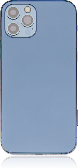 Back Housing W Small Parts Iphone 12 Pro Eu Global Version Aftermarket Plus Pacific Blue
