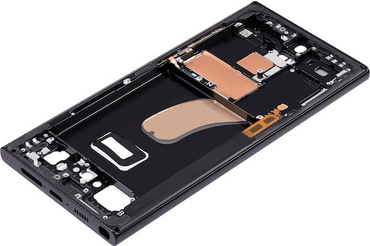 Mid-frame Housing Samsung Galaxy S23 Ultra 5g Us & International Version Phantom Black
