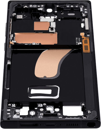 Mid-frame Housing Samsung Galaxy S23 Ultra 5g Us & International Version Phantom Black