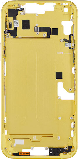 Mid-frame Housing W Small Parts Iphone 14 Plus Eu Global Version Aftermarket Plus Yellow