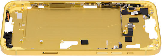 Mid-frame Housing W Small Parts Iphone 14 Plus Eu Global Version Aftermarket Plus Yellow